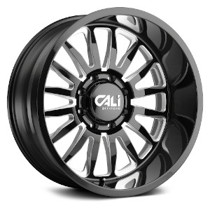 Cali Offroad Summit 9110 Gloss Black W/ Milled Spokes