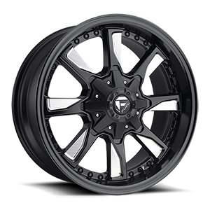 Fuel Hydro D603 Matte Black W/ Milled Spokes