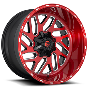 Fuel Triton D691 Brushed Candy Red Milled