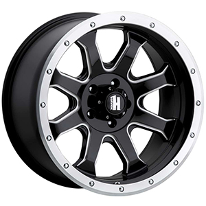 Havok H108 Gloss Black w/ Machined Lip