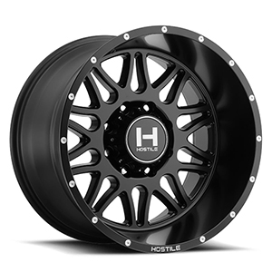 Hostile Blaze H111 6 Lug Asphalt