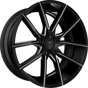 Lexani Gravity 662 Black CNC Grooves