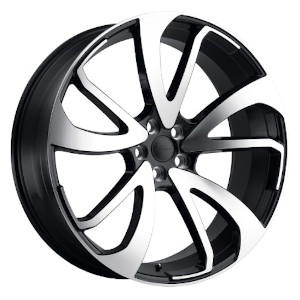 Redbourne Vincent Gloss Black W/ Mirror Face Left