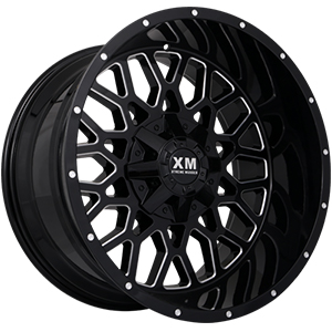 Xtreme Mudder XM328 Gloss Black Milled