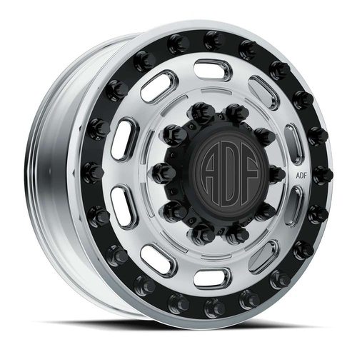 ADF Wheels Maximus Polished W/ Black Accents