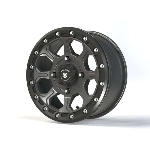 Bullite Bt-03 Gunmetal Gray W/ Satin Black Beadlock