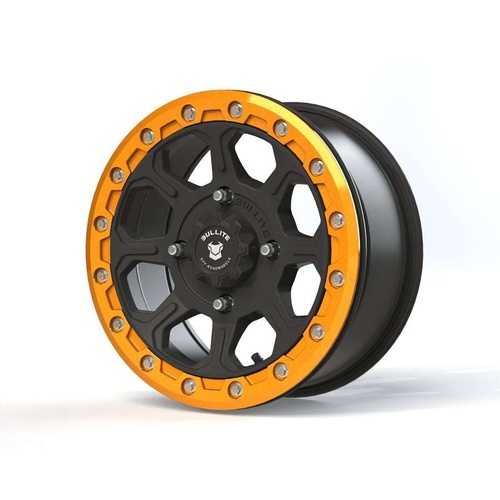 Bullite Bt-03 Satin Black W/ Aerospace Orange Beadlock