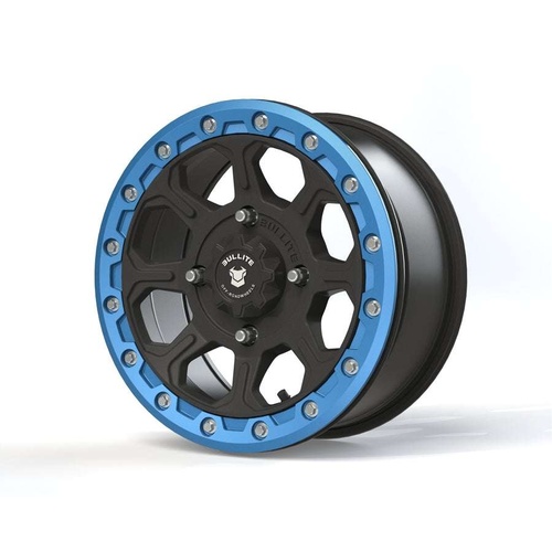 Bullite Bt-03 Satin Black W/ Sapphire Blue Beadlock