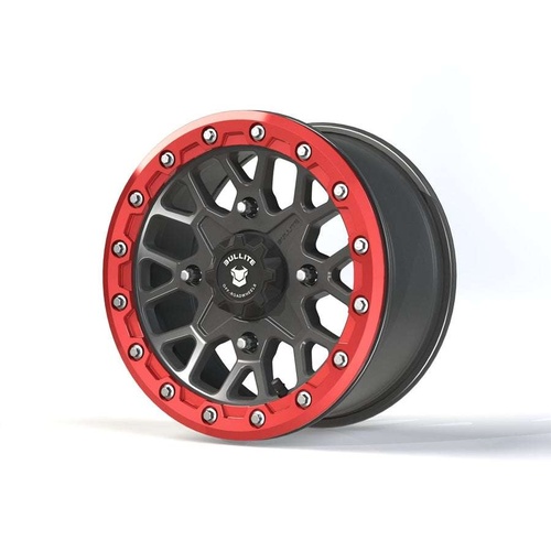 Bullite Bt-05 Gunmetal Gray W/ Bullite Red Beadlock