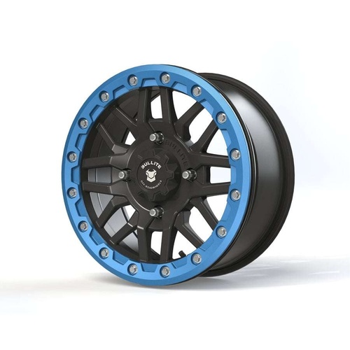 Bullite Bt-06 Satin Black W/ Sapphire Blue Beadlock