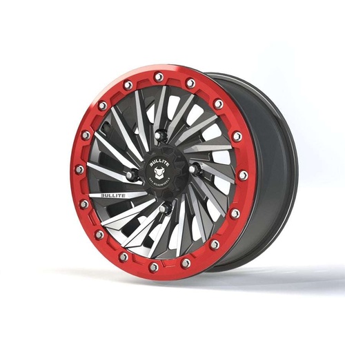 Bullite Bt-08 Gunmetal Gray W/ Bullite Red Beadlock