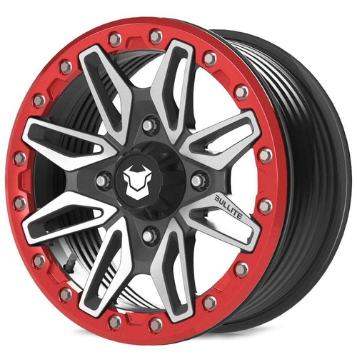 Bullite Pro-02 Satin Black W/ Bullite Red Beadlock