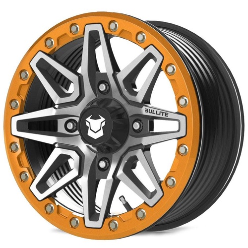 Bullite Pro-03 Satin Black W/ Aerospace Orange Beadlock