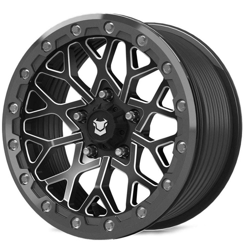 Bullite Pro-05 Satin Black W/ Gunmetal Gray Beadlock