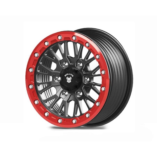 Bullite Pro-08 Satin Black W/ Bullite Red Beadlock