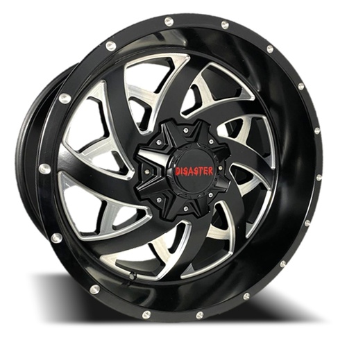 Disaster Off Road D94 Satin Black W/ Milled Accents