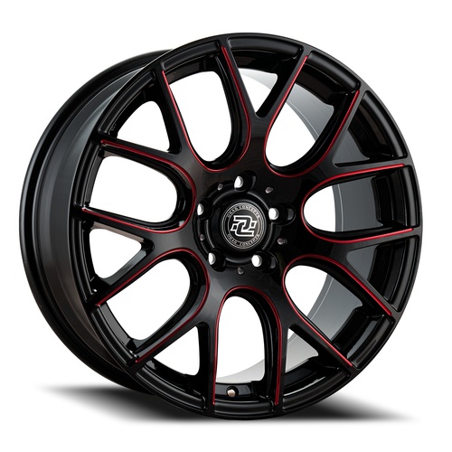 Drag Concepts Dc15 Black W/ Red Milling