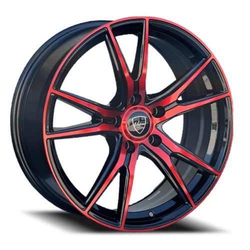 Elegance E001 Gloss Black W/ Candy Red Face