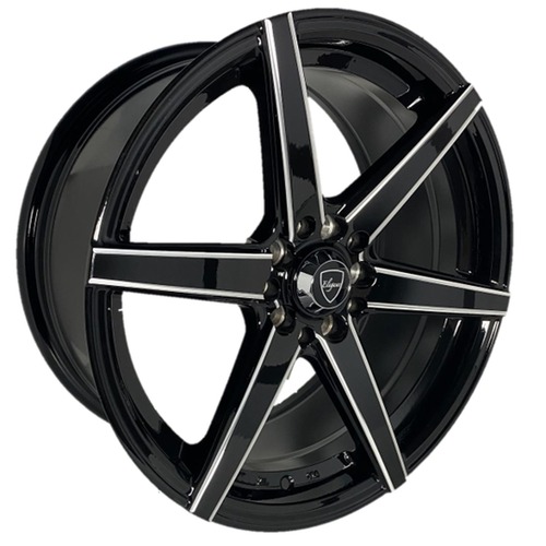 Elegance E002 Gloss Black W/ Milled Accents