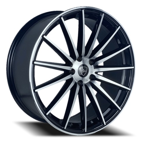 Elegance E007 Gloss Black Machined