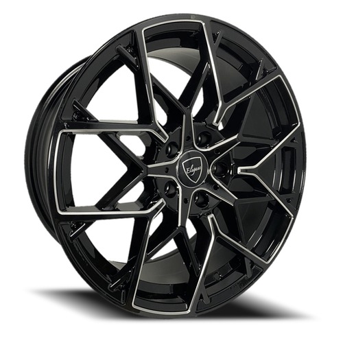 Elegance E009 Gloss Black W/ Milled Accents