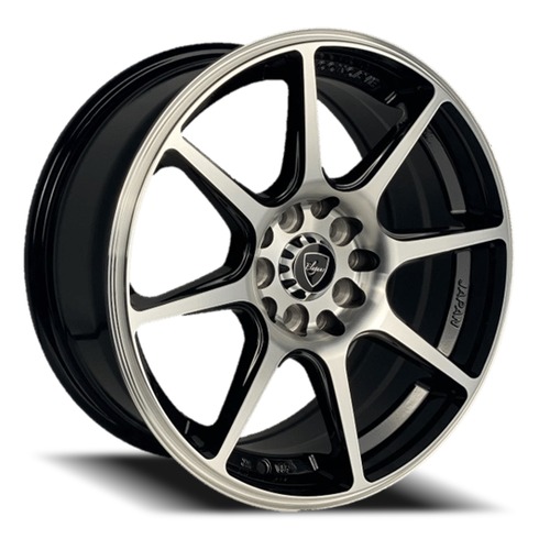 Elegance E22 Gloss Black Machined