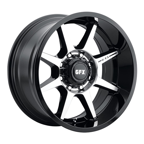 G-FX TR31 Gloss Black Machined With Milled Ring