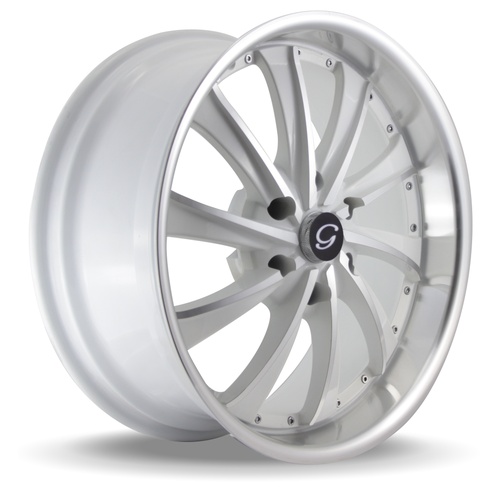 G-Line Alloys G0016 White Machined