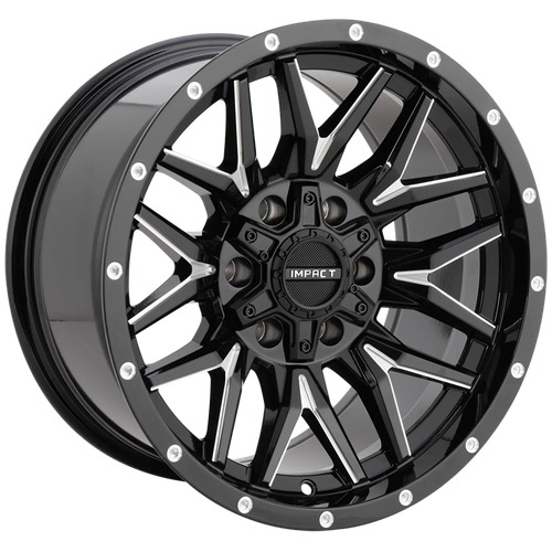 Impact 819 Gloss Black Milled