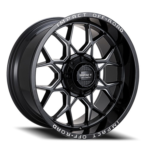 Impact 828 Gloss Black Milled