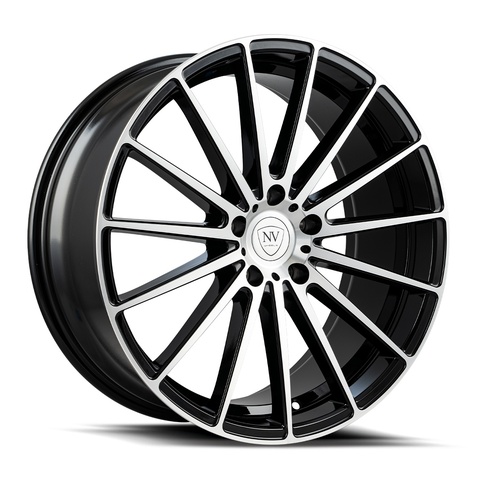 NV Wheels Nvxv Black With Machined Face