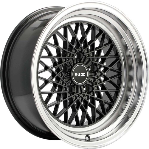 NS Wheels Ns-Mdv2 Dark Gray With Machined Lip