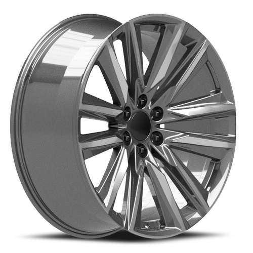 OE Wheels Ca91 Gunmetal With Polished Face