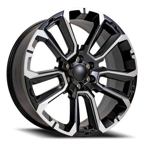 OE Wheels Cv68 Satin Black With Milled Edge