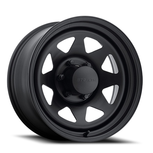US Wheel 8-Spoke Matte Black