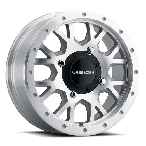 Vision Off-Road Invader Utv Gv8 Gunmetal Machined Face
