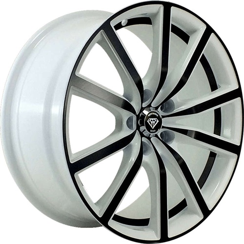 White Diamond W5363 White W/ Black Face