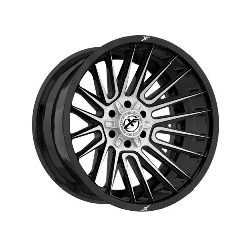 XF Offroad Xf-234 Gloss Black & White Machined