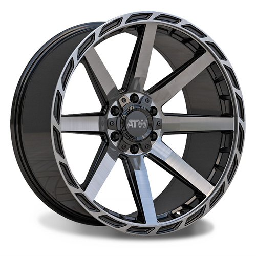 ATW Offroad Everglades Gloss Black Brushed Face With Dark Tint