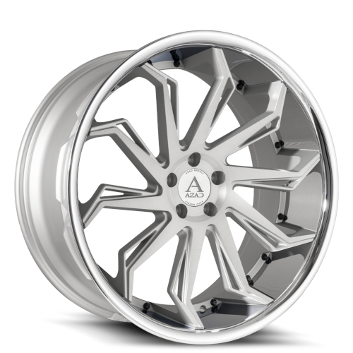 Azad AZ1101 Brushed Silver With Stainless Lip