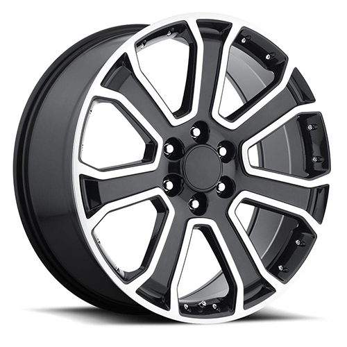 Factory Reproductions FR 48 Cadillac Escalade Gloss Black W/ Machined Face