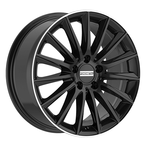 Fondmetal Aidon Gloss Black With Machined Lip