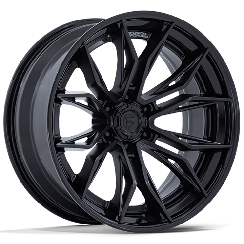 Fuel Fusion Forged Mutiny FC404 Matte Black With Gloss Black Lip
