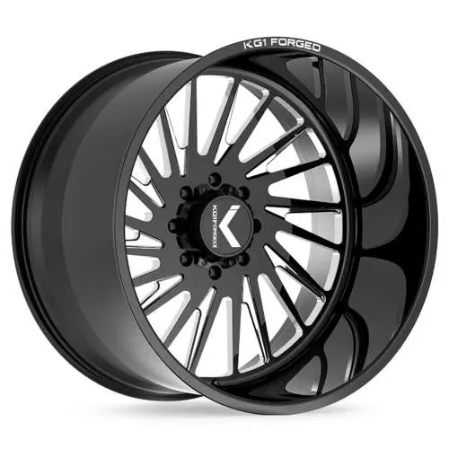 KG1 Forged Javelin KF038 Gloss Black Milled Directional