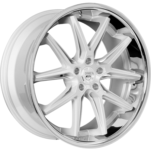 Lexani Circuit 710 Silver Machined With Stainless Lip