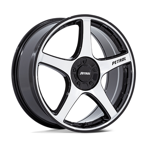Petrol P2E Gloss Black With Machined Face