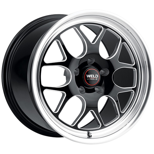 Weld Performance Solana Drag S160 Gloss Black With Milled Lip