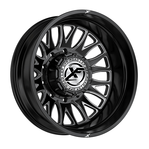 XF Offroad XF-240 Gloss Black Milled Dually