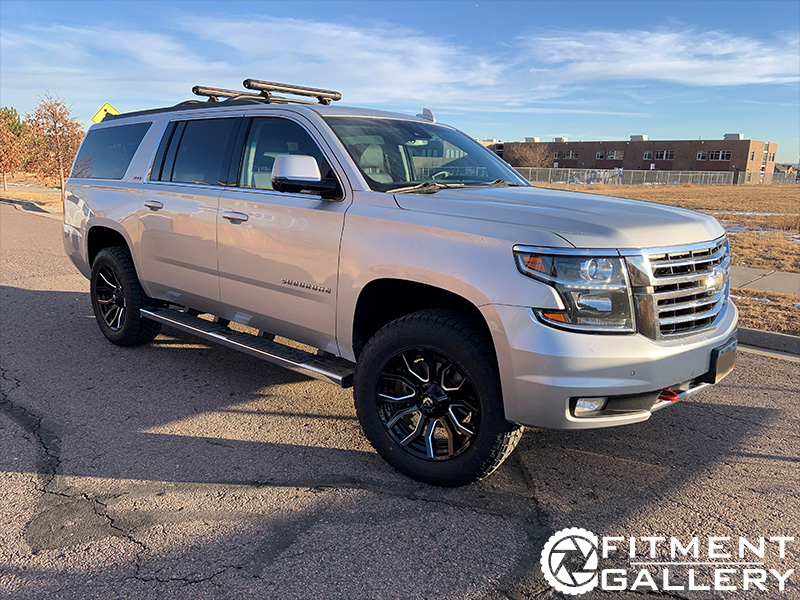 2015 Chevrolet Suburban - 20x9 Fuel Offroad Wheels 275/60R20 Toyo