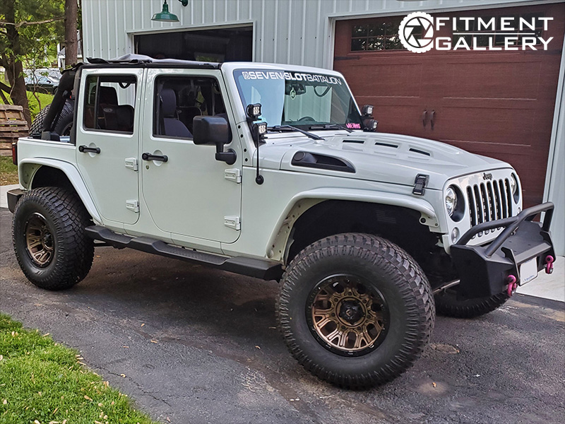 2018 Jeep Wrangler JK 17x9 Fuel Offroad Wheels LT35x12.50R17 Atturo Tires